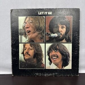 The Beatles Let It‎ Be Vinyl LP Apple AR 34001 VG++ 1st Pressing Get Back